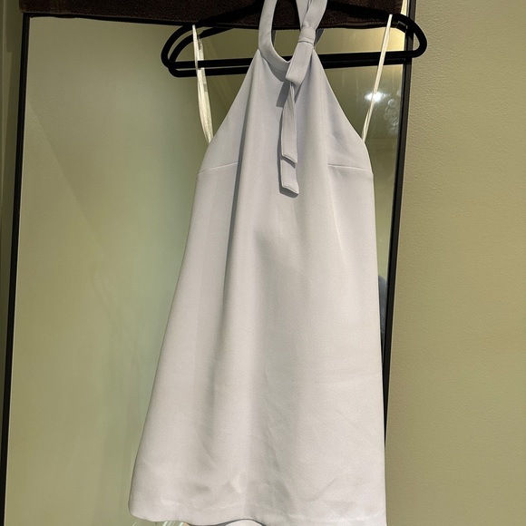 Club monaco baby blue halter dress size 4 - Picture 3 of 3